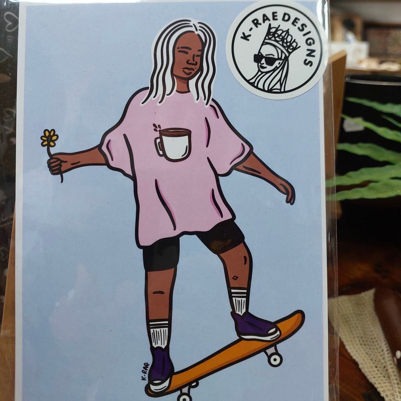 Kesha Sk8ter Gurl A5 Print
