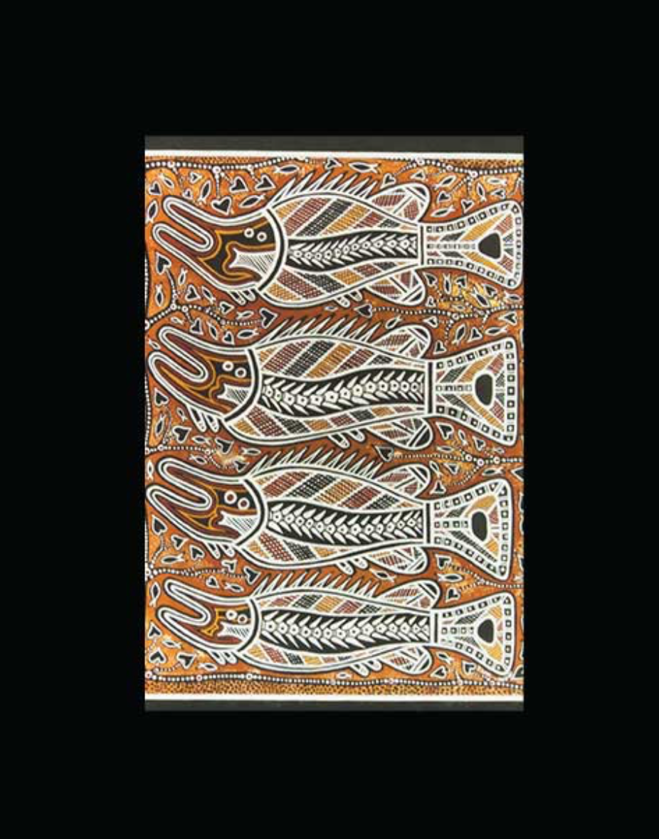 Small Barra Print Framed Murra Wolka