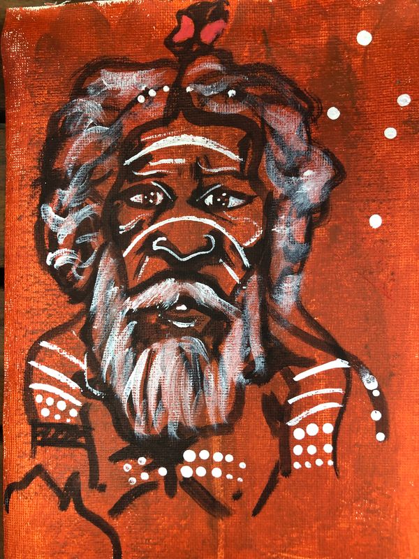 Sammy Jones - Old Man - Small Original