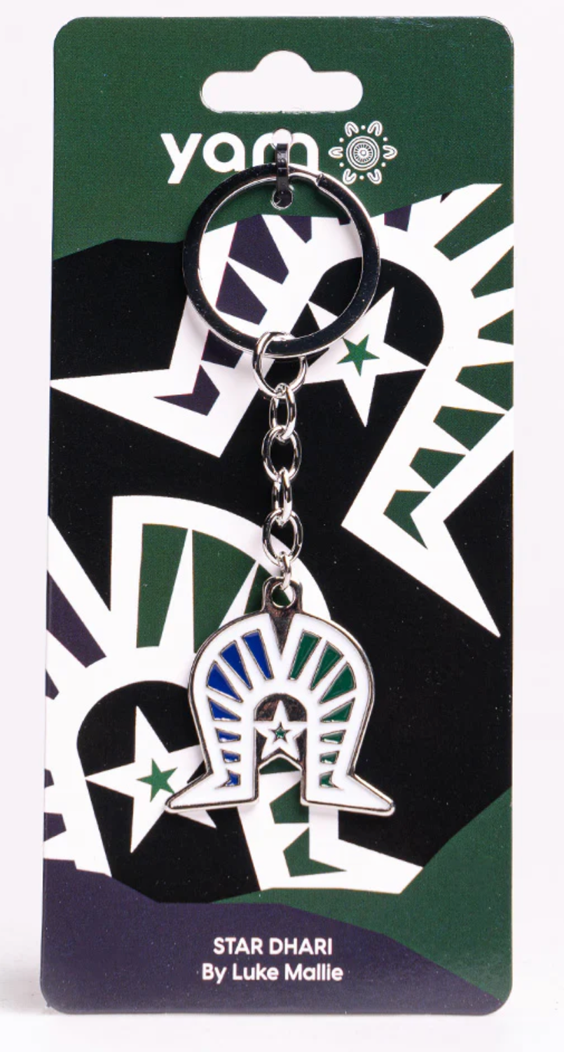 Yarn - Star Dhari Keyring by Luke Mallie