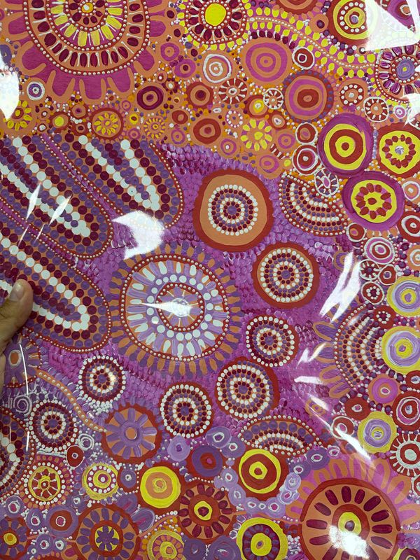 Original Print - Pink circles