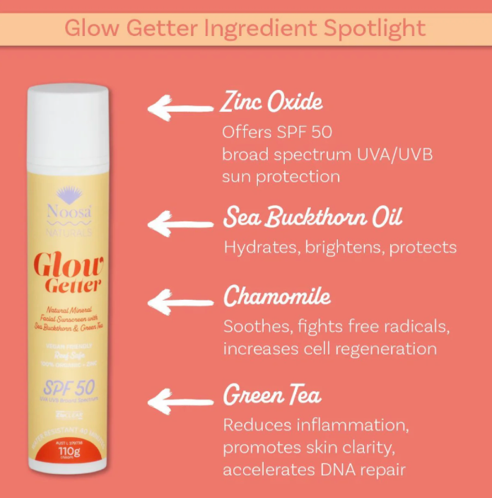 Noosa Naturals "Glow Getter" Sunscreen - SPF 50