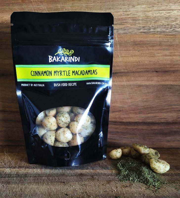 Bakarindi Cinnamon Myrtle Macadamias 250g