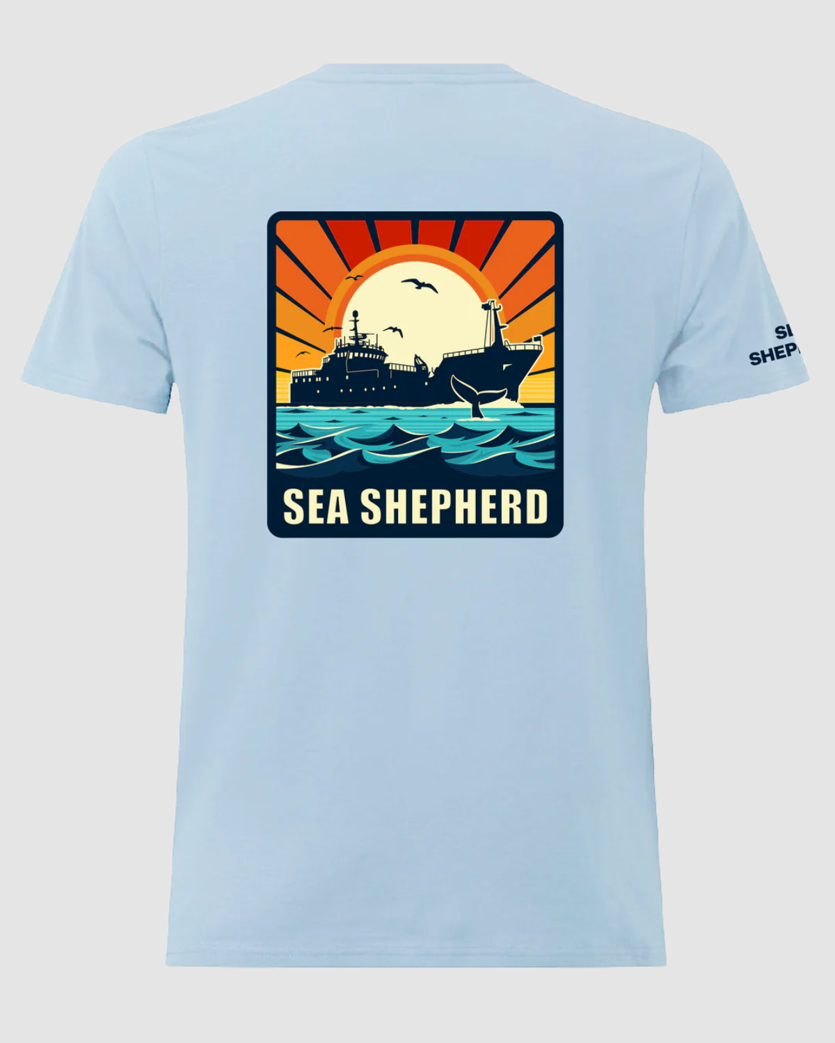 Sea Shepherd - Blue Allankay Shop Retro Unisex Tee