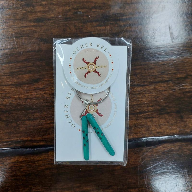 Ochre Bee Key Rings