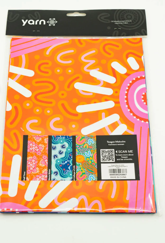 Yarn - Teagan Malcolm 'Artist Collection' Gift Wrapping Paper (3 Pack)