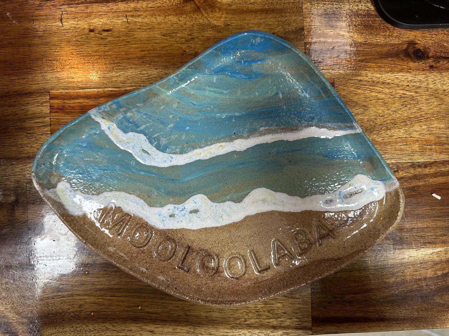 Nicola Fleming Pottery - Mooloolaba Waves Large