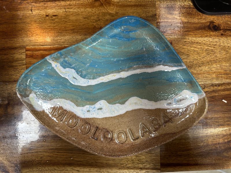 Nicola Fleming Pottery - Mooloolaba Waves Large