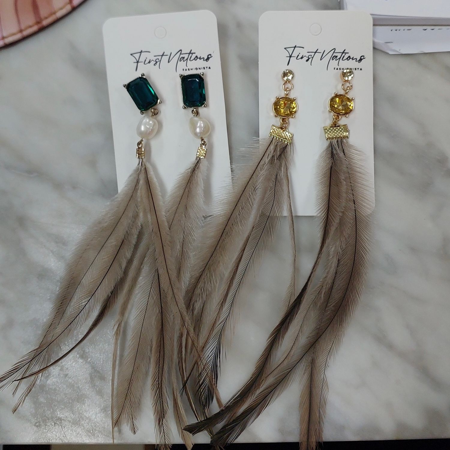 First Nations Fashionista - large earrings