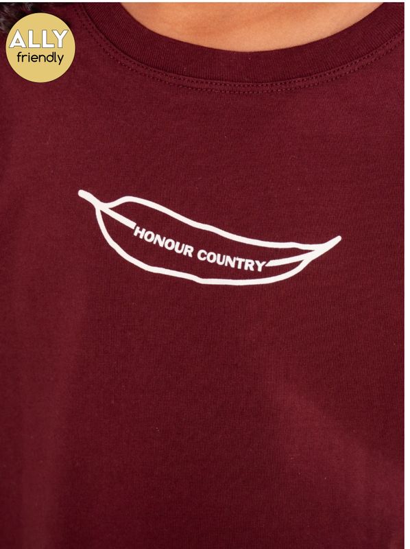 Kids Honour Country Maroon Tee