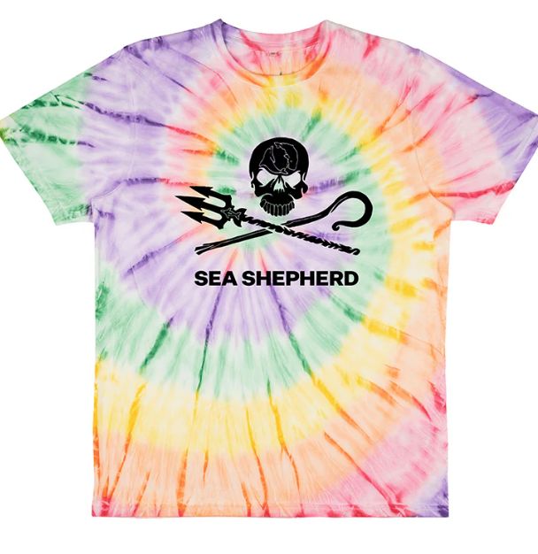 Sea Shepherd - Youth Tie Dye Tee Rainbow