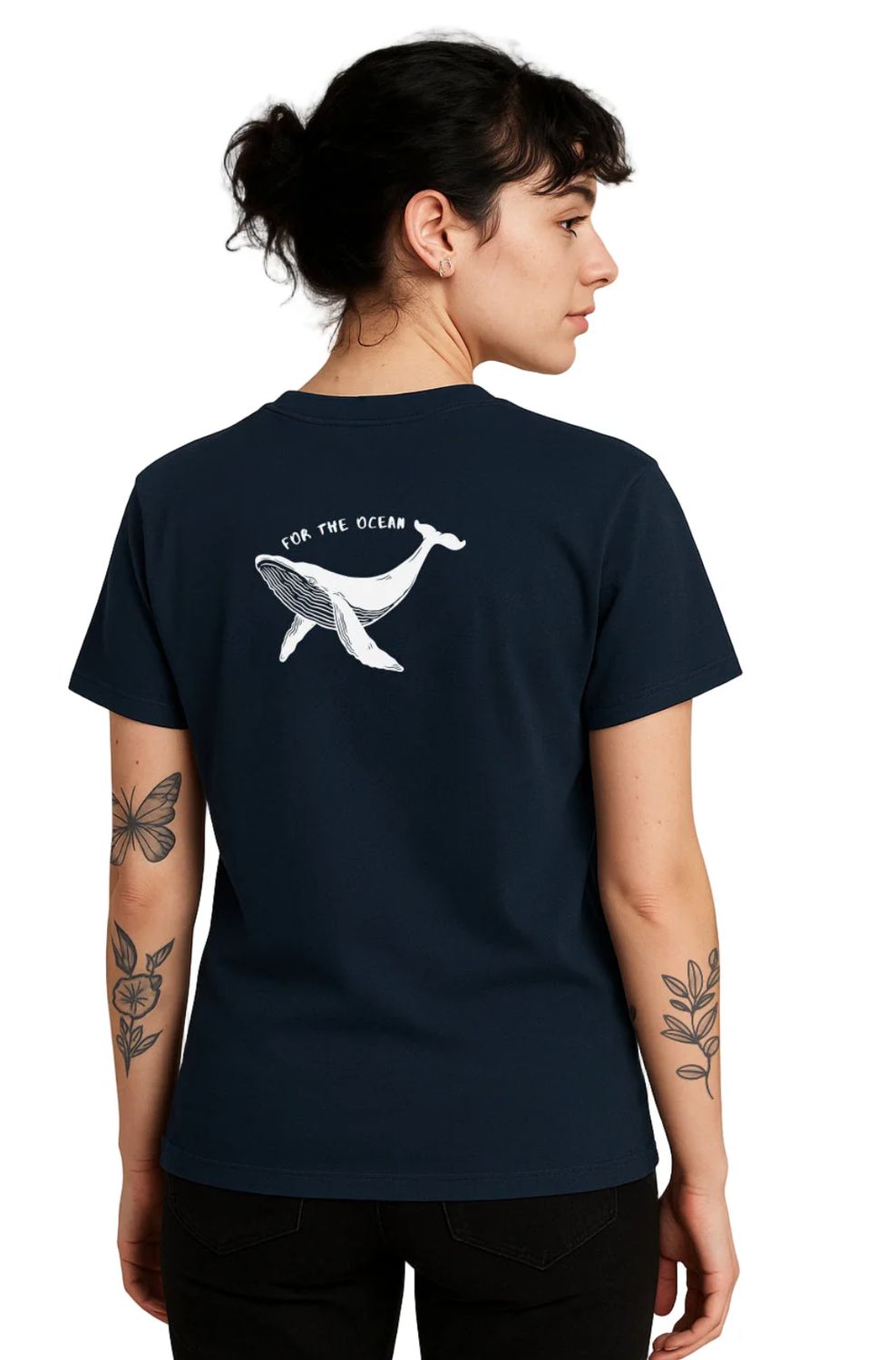 Sea Shepherd For the Oceans Whale Tee (Navy)