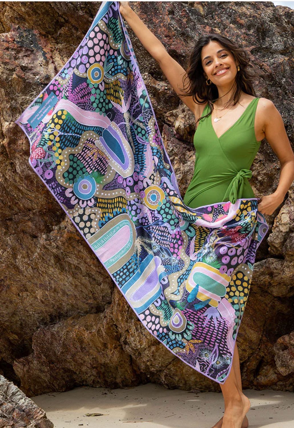 PURPLE - INVISIBLE STRING SAND FREE RPET BEACH