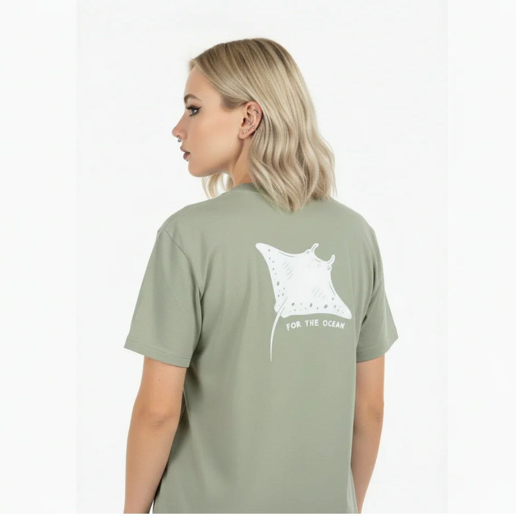 Sea Shepherd Manta Ray Olive Green
