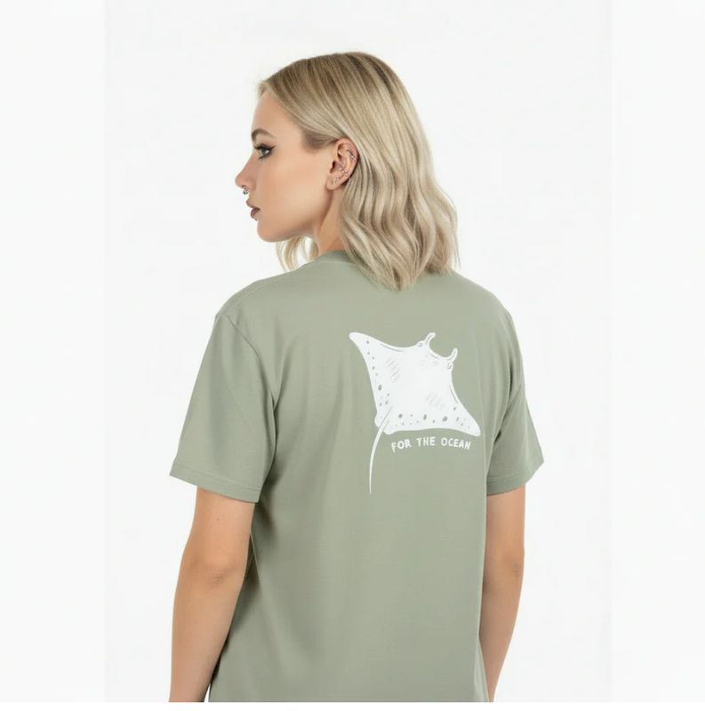 Sea Shepherd Manta Ray Olive Green