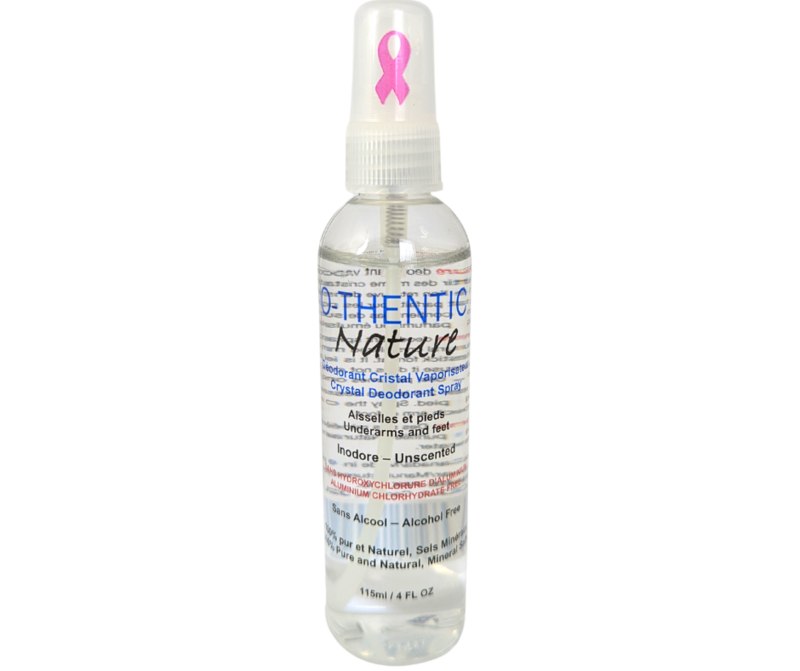 O-Thentic Nature deodorisant en vaporisateur inodore 60 ml (2oz)