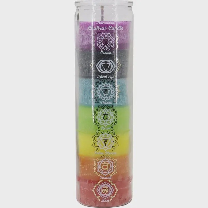 Chakra Rainbow Jar Candle