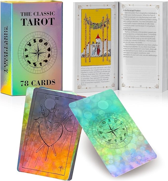 Classic Tarot Holographic Deck