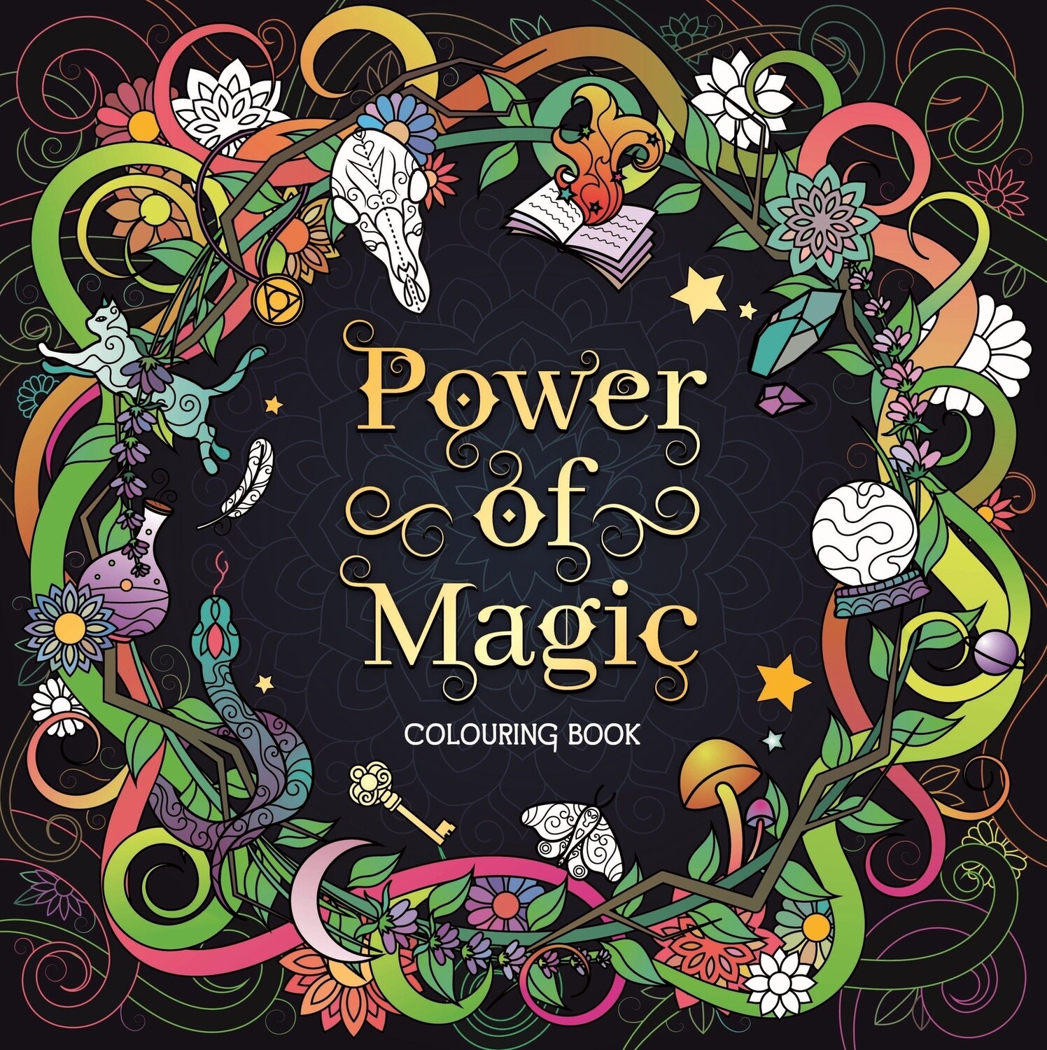 Power of Magic Coloring Book