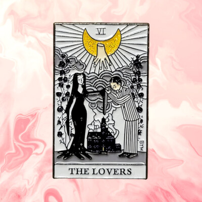 Addams Lovers Tarot Pin