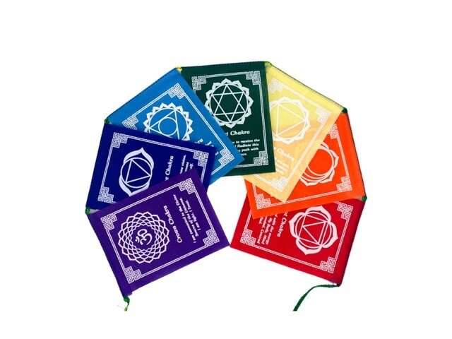 Chakra Flags Small