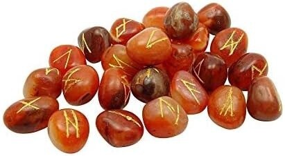 Carnelian Rune Set