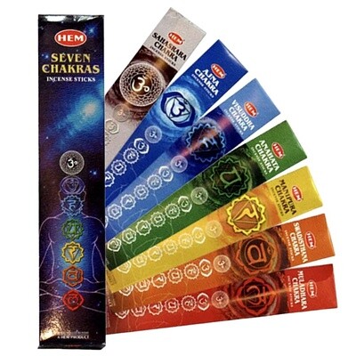 Hem Seven Chakras Incense Box