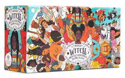 Modern Witch Deluxe 1,000 Piece Jigsaw Puzzle by Lisa Sterle