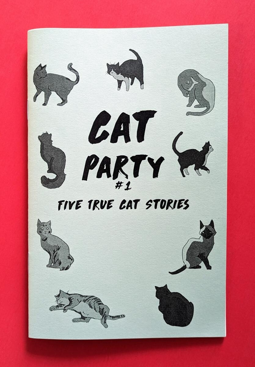 Cat Party Zine #1: Five True Cat Stories