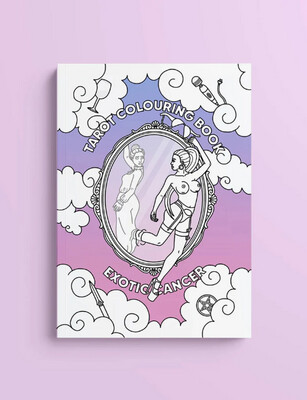 Exotic Cancer Tarot Coloring Book