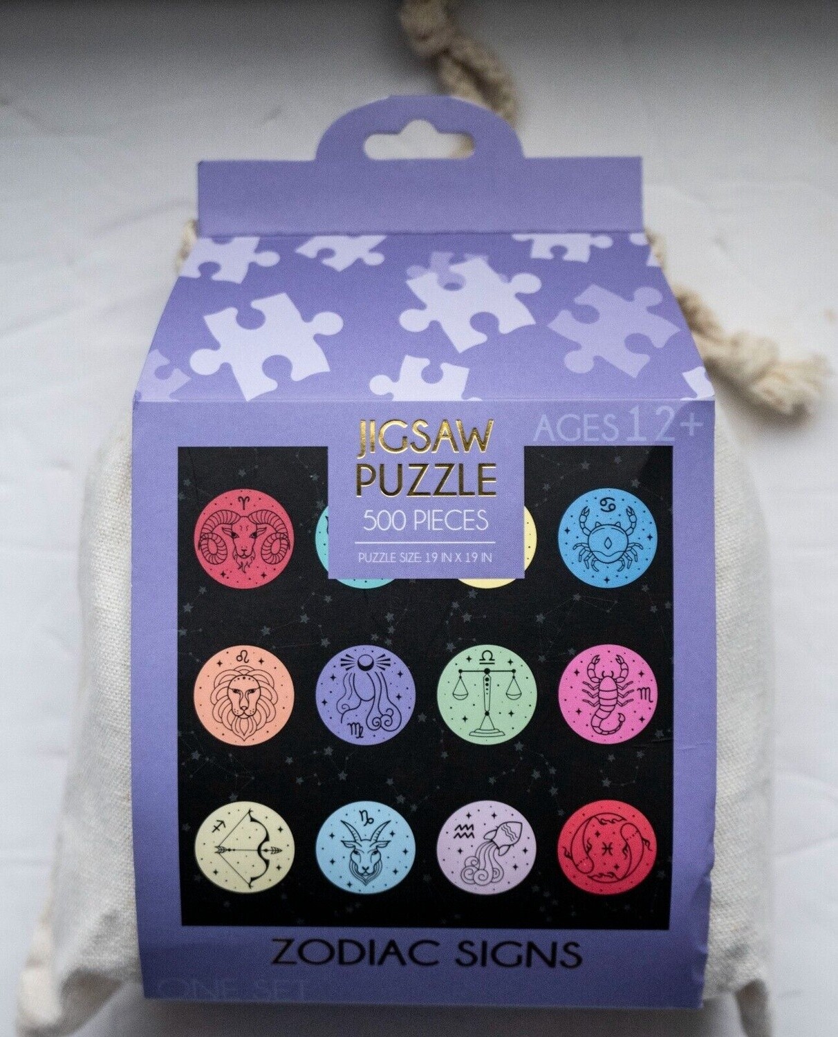Zodiac Signs Puzzle Bag