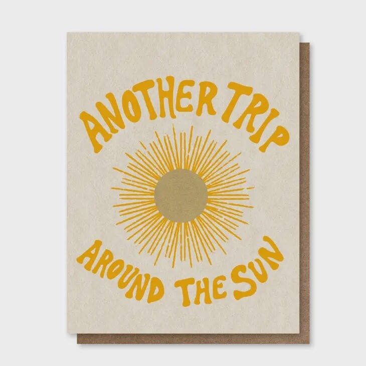 Another Trip Around The Sun Scratch Off Card