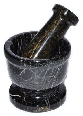 Zebra Onyx Mortar &amp; Pestle