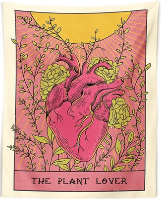 The Plant Lover Tarot Tapestry