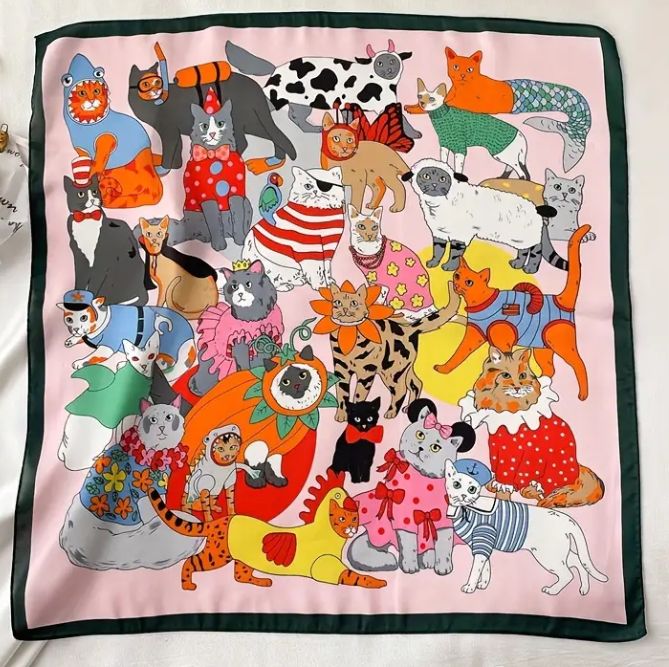Costumed Cats Scarf