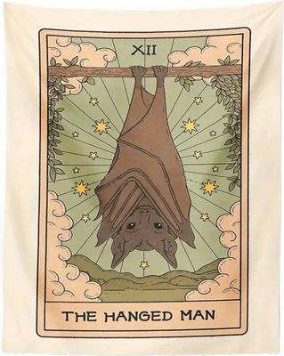 Bat Hanged Man Tapestry