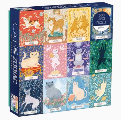 Cat Zodiac 500 Piece Puzzle