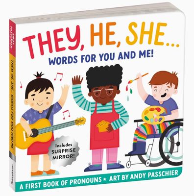 They, He, She: Words For You and Me Board Book