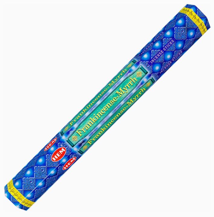 Frankincense &amp; Myrrh Incense Sticks hex pack
