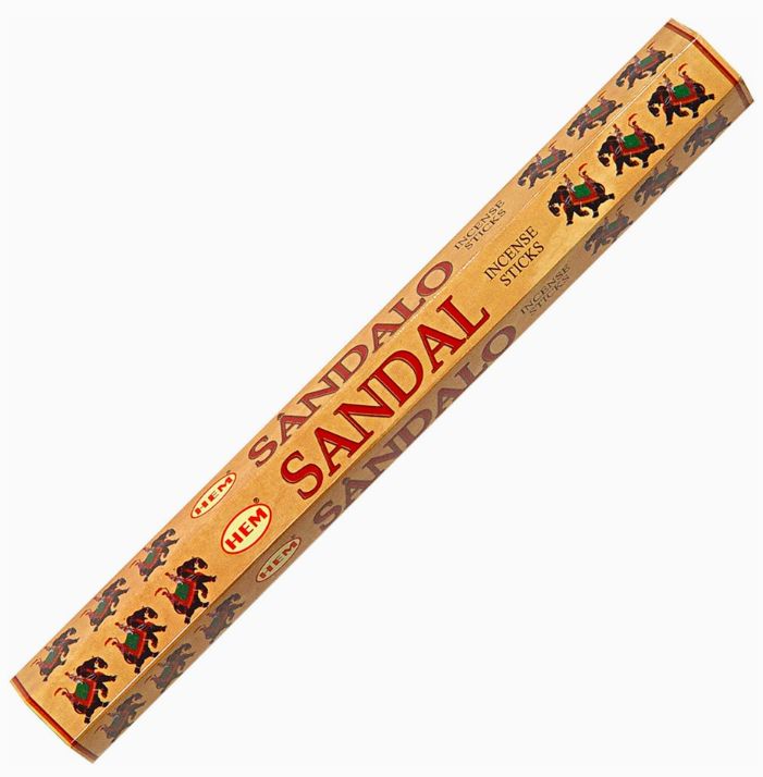 Sandal Incense Sticks hex pack
