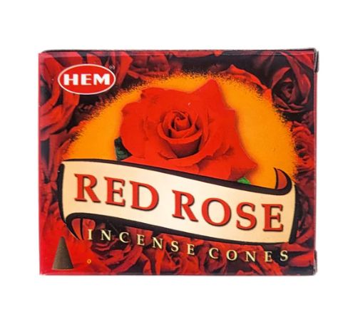 Red Rose Incense Cones