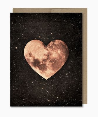 Heart Moon Card