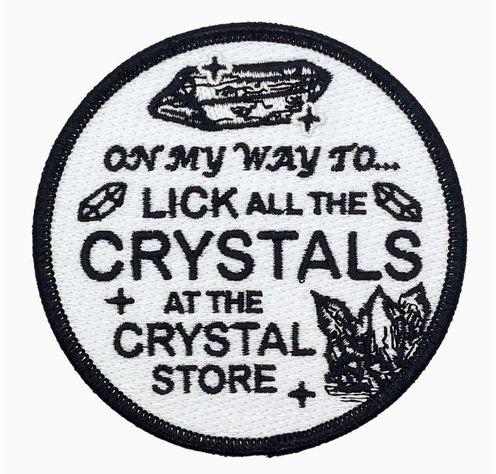 Crystal Licker Embroidered Patch