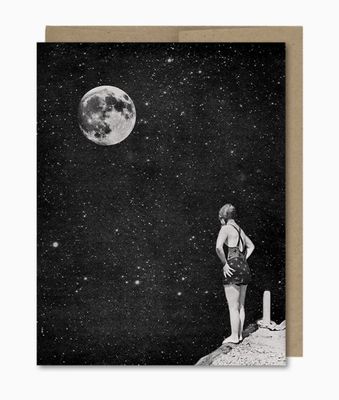 Spacewoman &amp; the Pier Into Space Card