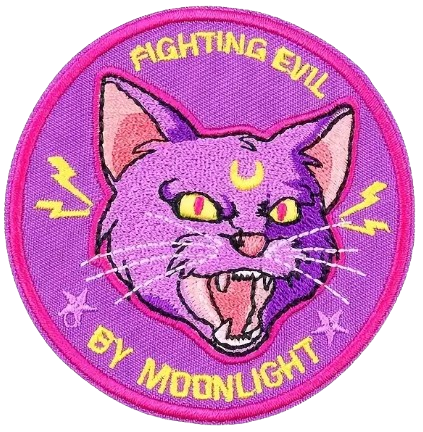 Sailor Moon Moonlight Cat Patch