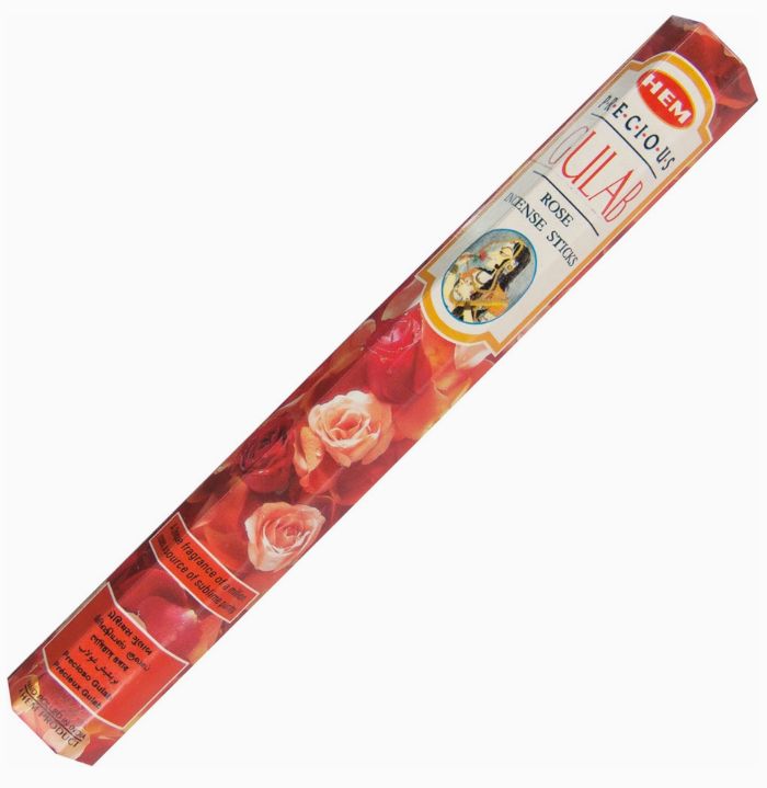 Precious Rose Incense Sticks hex pack
