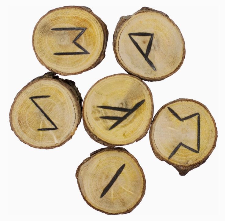 Poplar Wood Rune Set