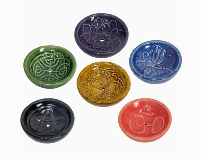 Ceramic Circular Incense Burner