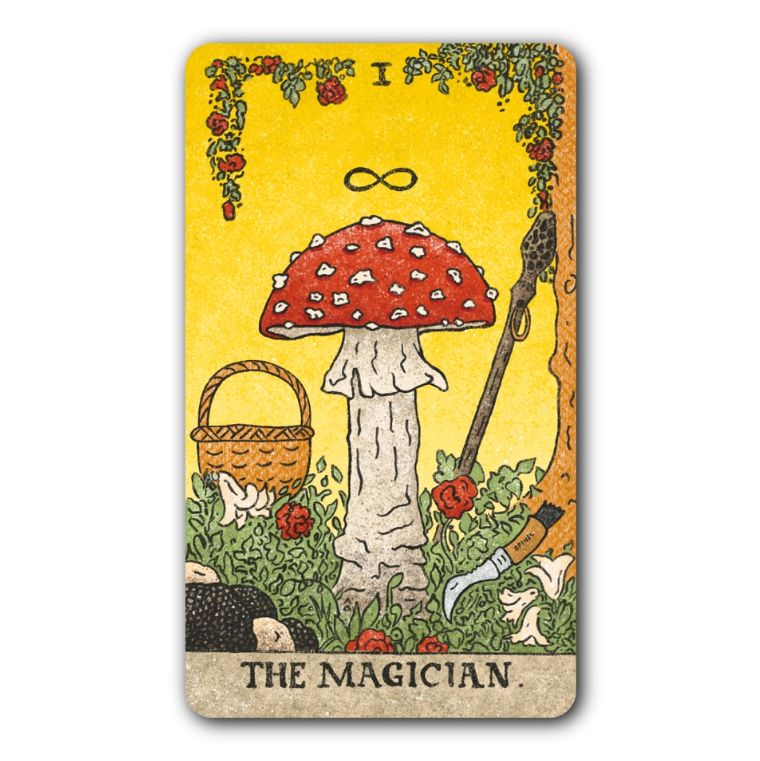 Magician Fungi Arcana Sticker