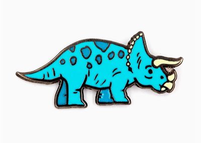 Triceratops Pin
